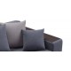 Угловой диван-кровать Дубай 2.0 шенилл Soro (графит)