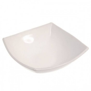 Салатник Quadrato белый, диаметр 14 см