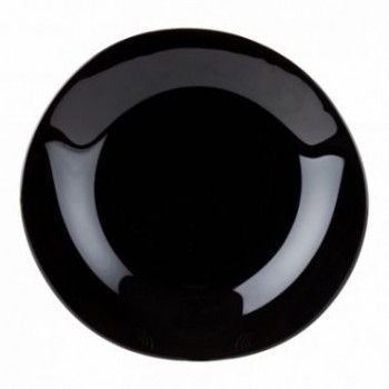 Тарелка десертная Volare Black, диаметр 22 см
