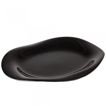 Блюдо овальное Volare Black, диаметр 34 см