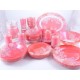 Сервиз столовый Piume Pink (38+7 предметов)