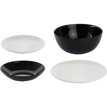 Набор столовой посуды «Diwali Black and Granit»