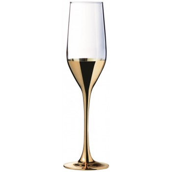 Набор бокалов для шампанского «Electric Gold»
