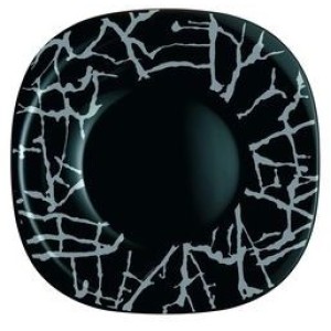 Тарелка Dripping Black обеденная, диаметр 26 см
