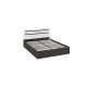 Кровать с подъемным механизмом «Фьюжн» (Белый глянец, Венге Линум) 160