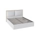 Кровать с подъемным механизмом «Квадро» (Белая) 160
