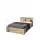 Кровать Ривьера 1.2 м (дуб юкон / бетон темный)