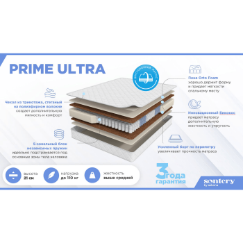 Ортопедический Матрас Askona Prime Ultra 5-Zone