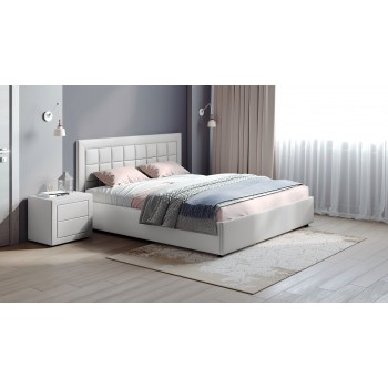 Кровать двуспальная Rion 180 (Белый)
