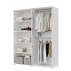 Шкаф для одежды 4Д Арландо (Белый)