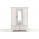 Шкаф для одежды 3Д Tiffany 3D4S (Вудлайн Кремовый)