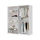 Шкаф для одежды пристенный 4Д Арландо (Бетон)