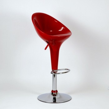 Барный стул N-5 (красный глянец)