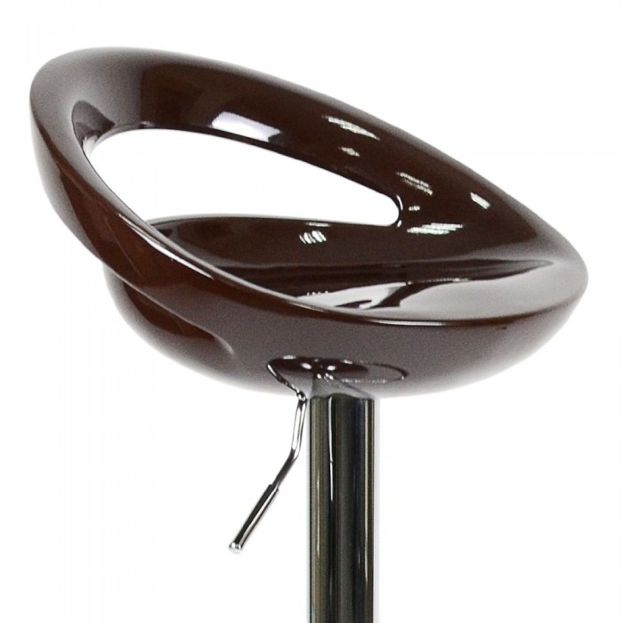 Барный стул N-6 ( темно-коричневый  глянец)