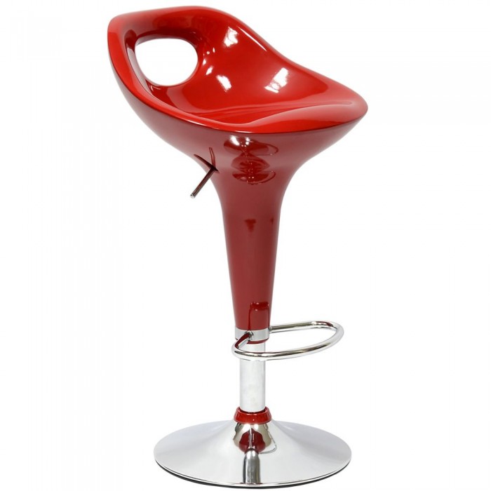 Барный стул N-7 (красный глянец)