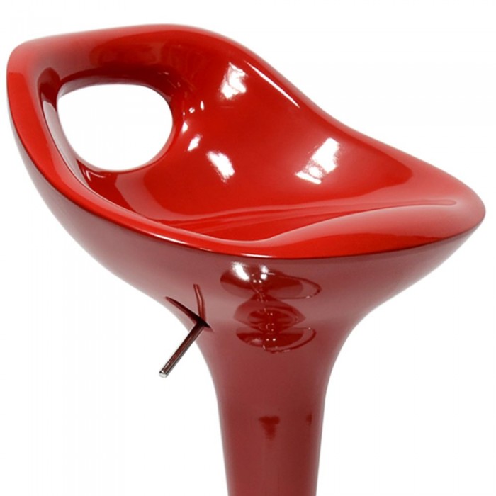 Барный стул N-7 (красный глянец)