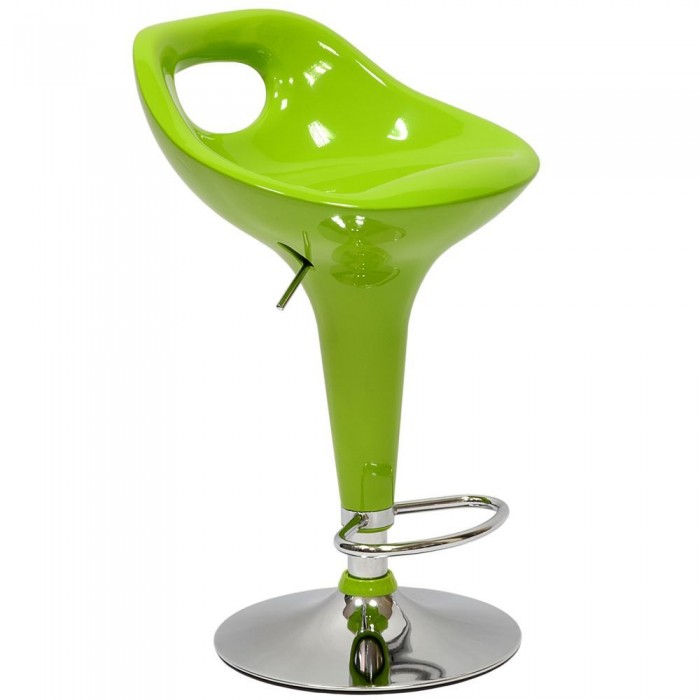 Барный стул N-7 (светло-зеленый  глянец)