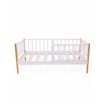 Кровать детская Tomix Lofty, белый-бук