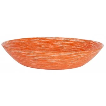 Тарелка суповая «Brush Mania Orange»