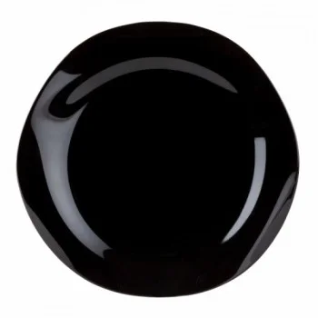 Тарелка десертная Volare Black, диаметр 27 см