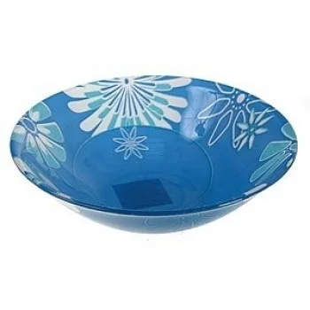 Салатник Graphic Flowers Blue, диаметр 17 см