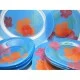 Салатник Carine Hibiscus Blue, диаметр 12 см