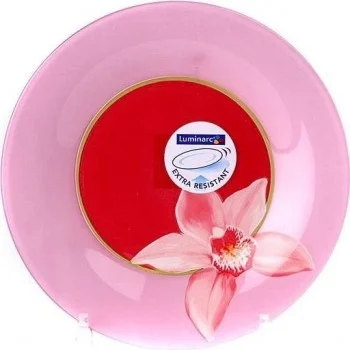 Тарелка десертная Red Orchis (диаметр 22,5 см.)