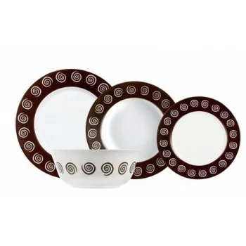 Сервиз столовый Sirocco Brown (19 предметов)