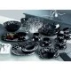 Тарелка Dripping Black обеденная, диаметр 26 см