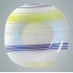 Тарелка суповая Carine Blue Stripes