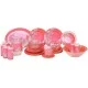 Сервиз столовый Piume Pink (38+7 предметов)