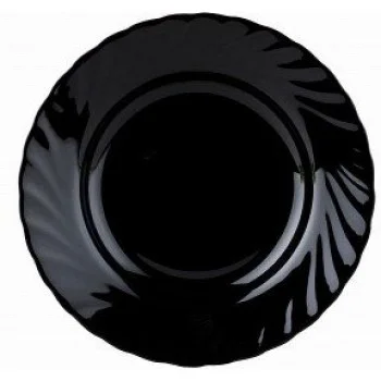 Тарелка суповая Trianon Black, диаметр 22 см