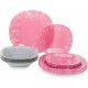 Набор столовый «Jazzy Pink & Grey»