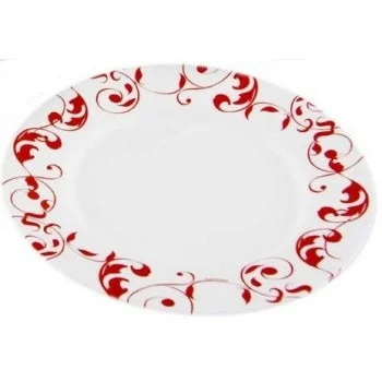 Тарелка десертная Jazzy Pure Red, диаметр 19 см