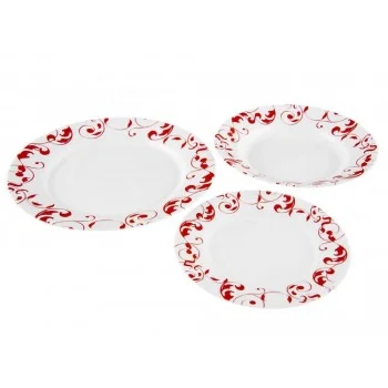 Набор тарелок Jazzy Pure Red, 3 шт