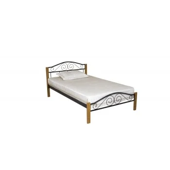 Кровать "Элис Люкс Вуд" 1200х2000 (черный)