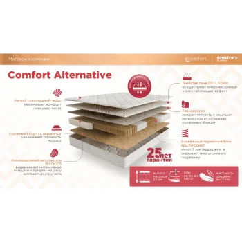 Ортопедический матрас Askona Comfort Alternative 160x200