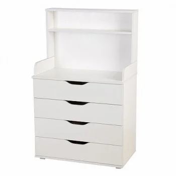 Комод детский Polini kids Simple 2581, со стеллажом, белый
