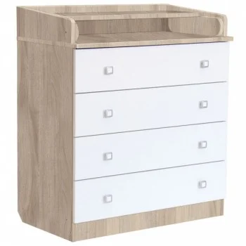 Комод Polini kids Simple 1580, вяз-белый