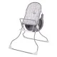 Стульчик для кормления Polini kids 152 "Бегемотик", серый
