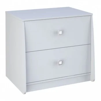 Комод с 2 ящиками для кровати-чердака Polini kids Simple 4100 с выдвижными элементами, белый