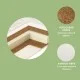 Матрац Plitex "Bamboo Fibre", 119*60 см